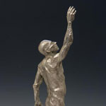 "Reach" bronze sculpture by Gregory Reade