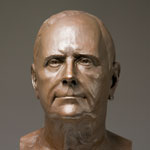 "Robert Reade Portrait" bronze sculpture by Gregory Reade